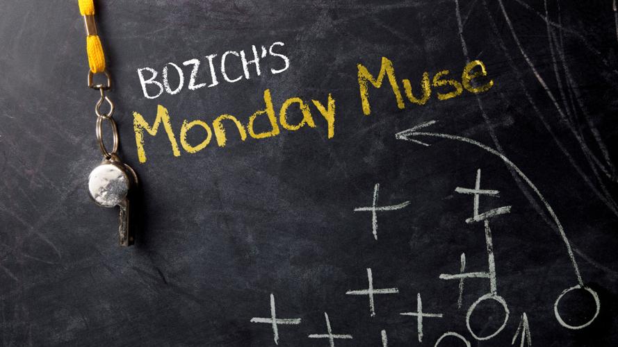 RICK BOZICH - MONDAY MUSE GRAPHIC - FOOTBALL THEME