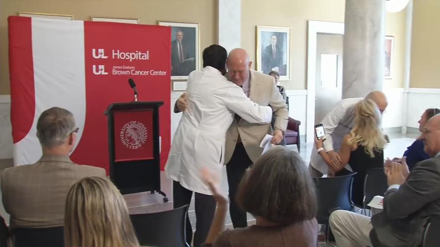 Thomas Dunbar announces $1 million donation to U of L James Graham Brown Cancer Center for cancer treatment