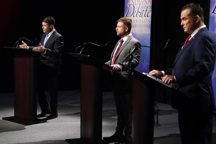 Indiana Republican Sen Todd Young speaks during US Senate Debate.jpeg