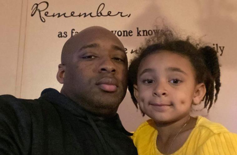 Deputy Kevin Johnson and daughter Aliyana .jfif