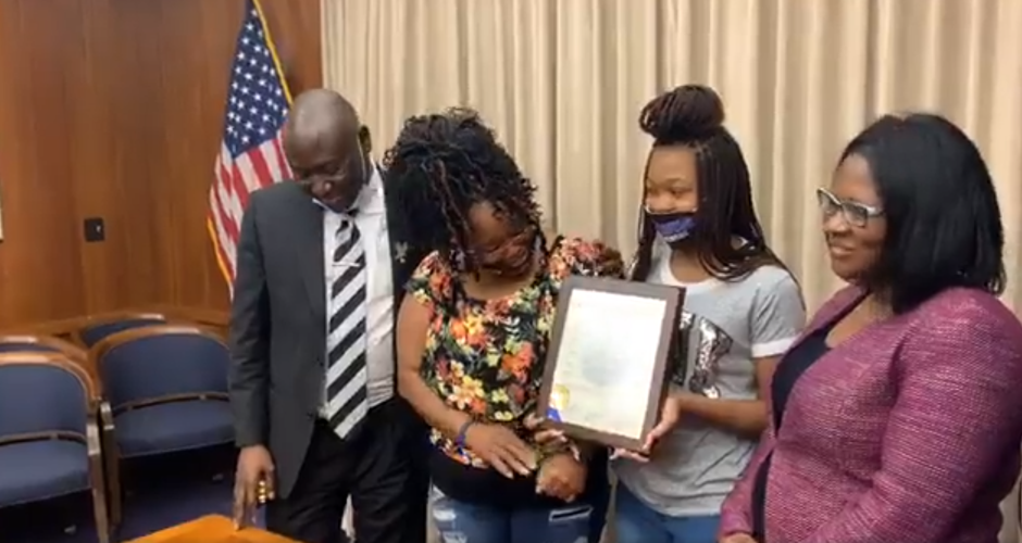 Breonna Taylor's mother, Tamika Palmer speaks after Breonna's Law passes