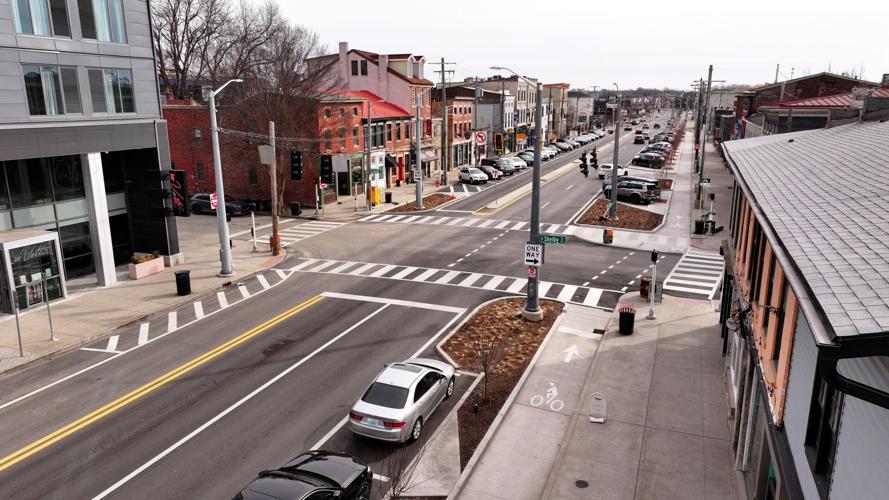 NuLu Streetscape project drone