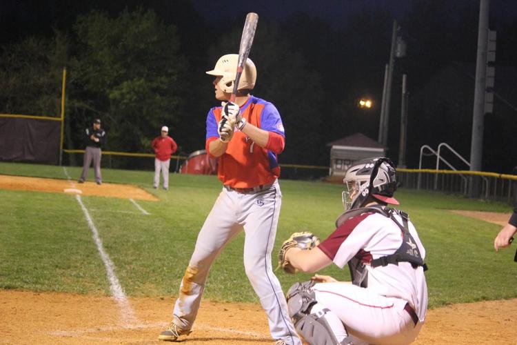 Jonathan Embry hitting