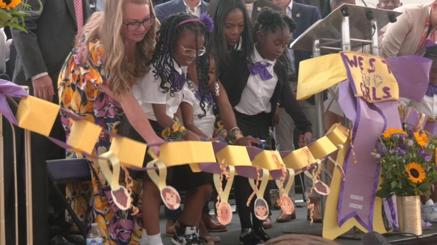 West End Schools ribbon cutting