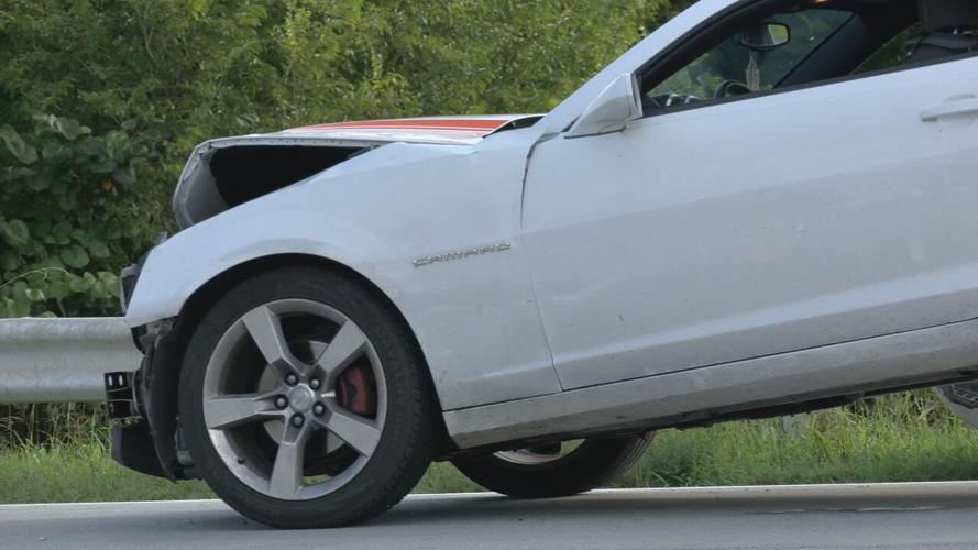 Scene of Sept. 1, 2021 school bus crash on Preston Highway