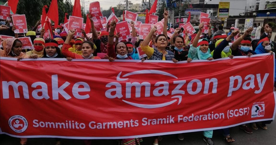 Amazon workers across the world protest on Black Friday | National ...