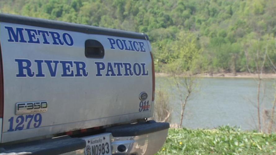 A truck with LMPD's River Unit