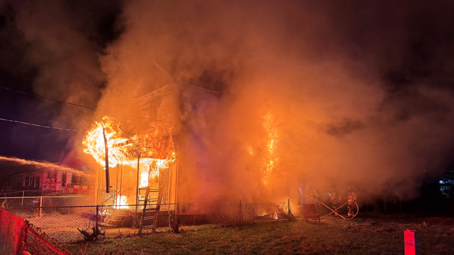 House fire on Vermont Avenue in Louisville, Kentucky