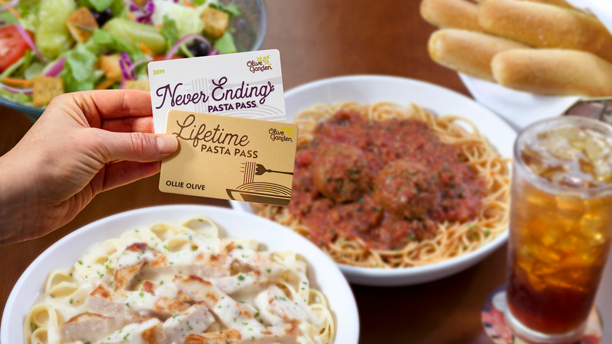 Olive Garden Offering Lifetime Pasta Passes But Only For 50