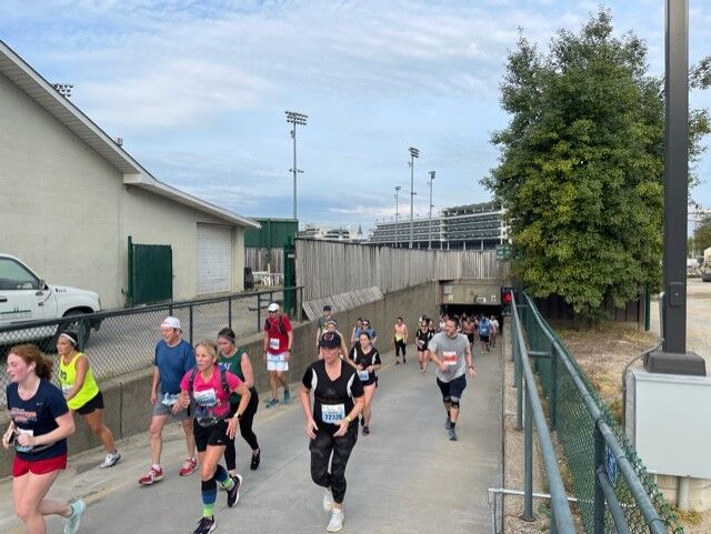 Runners compete in the KDF minimarathon