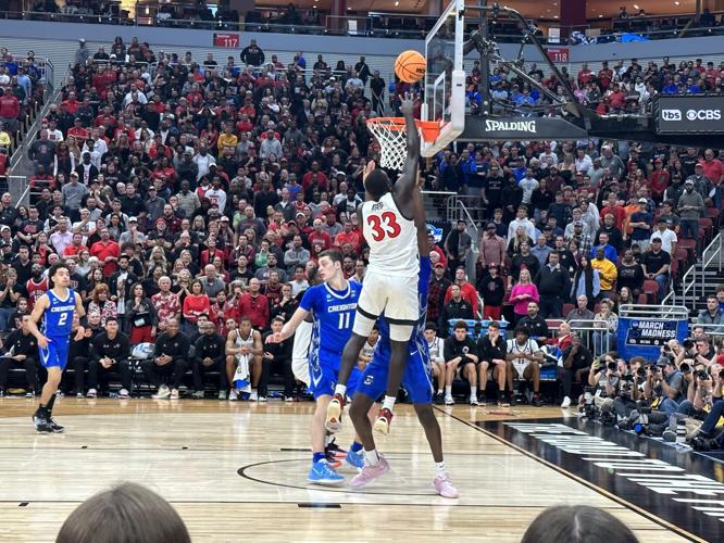 San Diego State layup