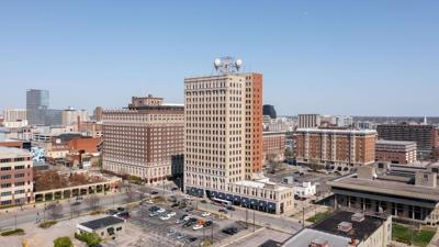 Heyburn Building from air