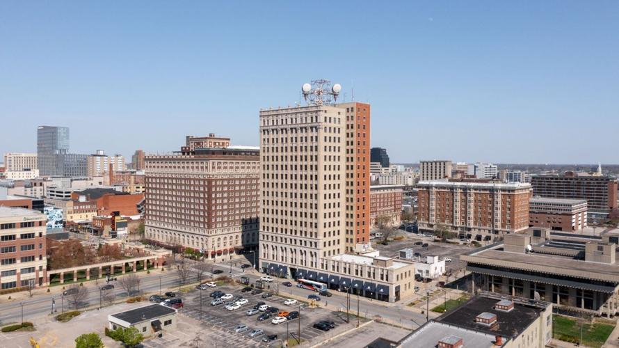Heyburn Building from air