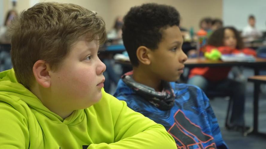 Hazelwood Middle School students take part in the Go For Launch program