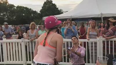 VIDEO | U of L Polo fundraiser interrupted by horse-assisted proposal
