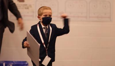 6-year-old Callan Park gives rousing pre-game speech to junior hockey club in Ontario (Dec. 2021)