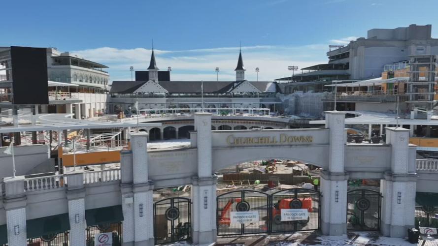 Churchill Downs Paddock Construction