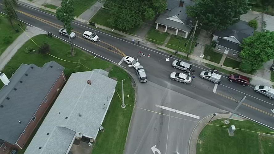 D'juantez Mitchell shooting site aerial