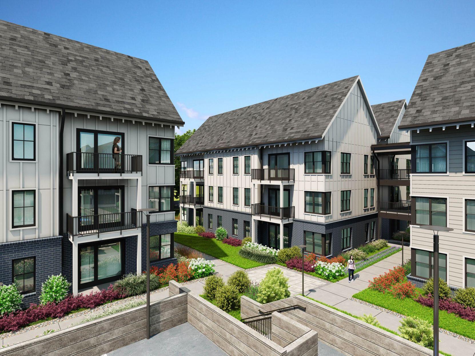 Upton Oxmoor apartment community begins to take shape at Oxmoor Farm
