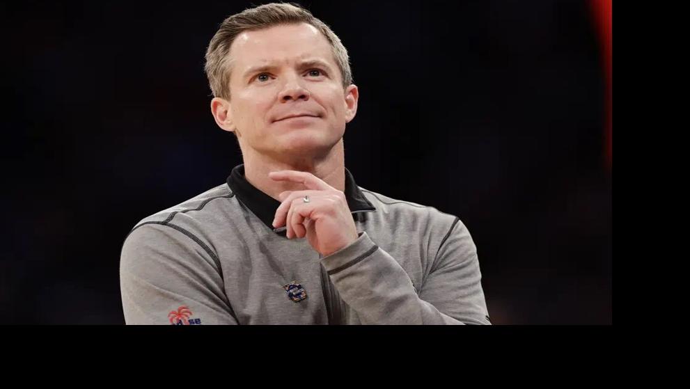 Dusty May looks at scoreboard