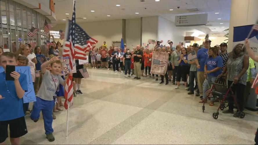 Group waits for Honor Flight return 6-2-22.jpeg