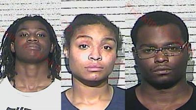 Jayvon McCray, Aryana Slaughter and Vontrel Cochran