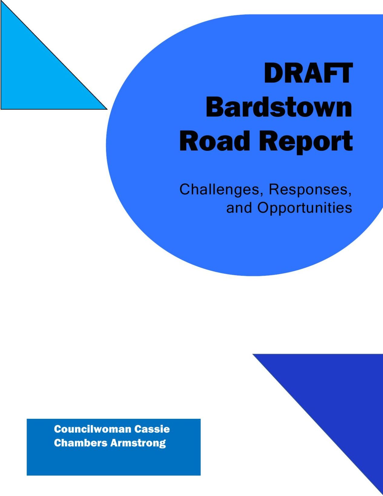 DRAFT Bardstown Road Report