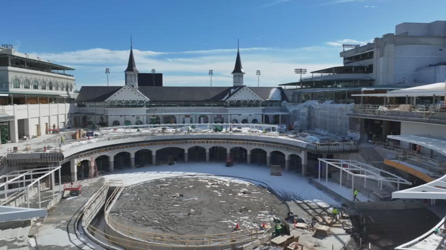 Churchill Downs Paddock Construction