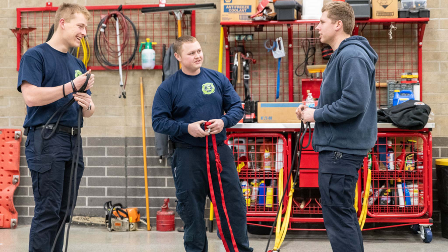 Kentucky firefighters train for rope rescues