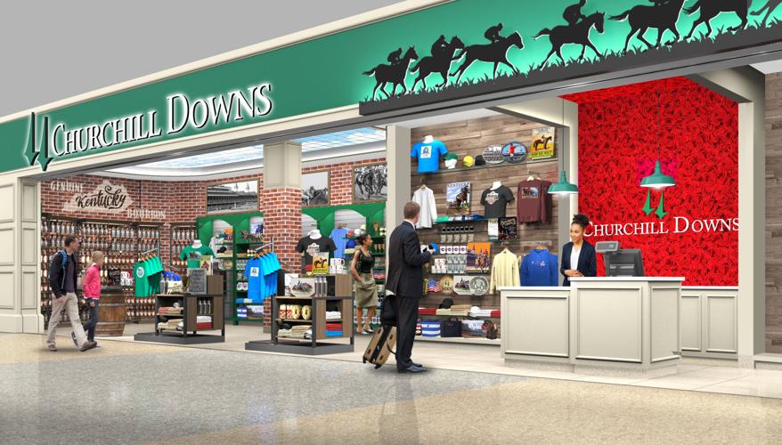 Churchill Downs Store at Louisville Airport (Rendering)