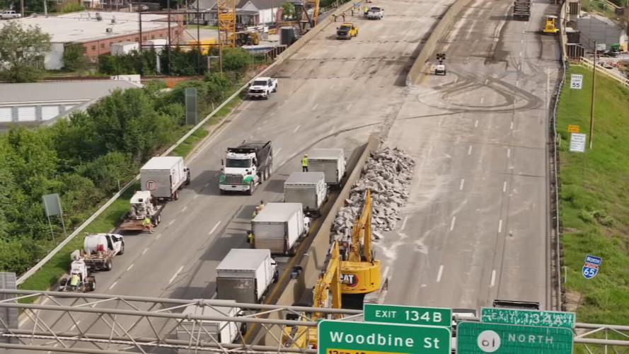 I-65 shutdown ramp 6-1-26 DRONE