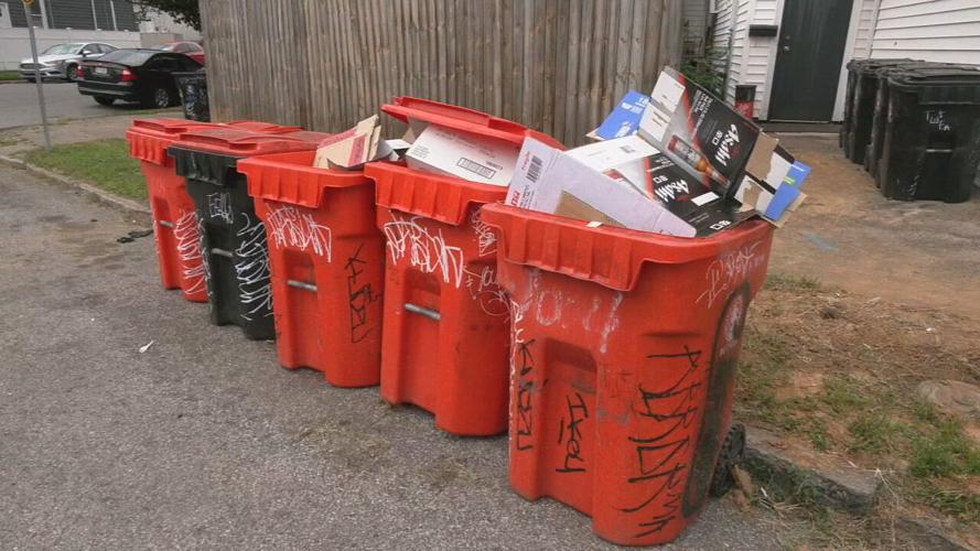 Louisville Metro recycling bins - 8.12.24