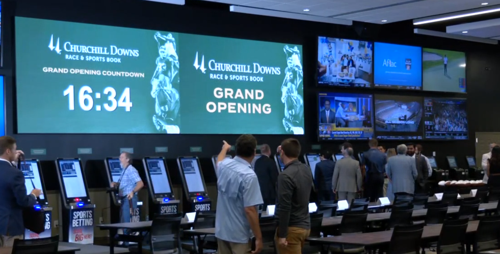 Churchill Downs sportsbook betting area
