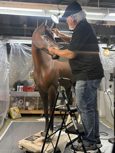 Golden Tempo Derby Museum horse painting 5-20-26