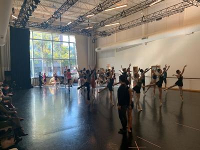 Louisville Ballet Swan Lake rehearsal