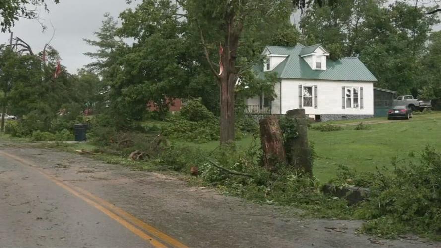 Hart County tornado damage