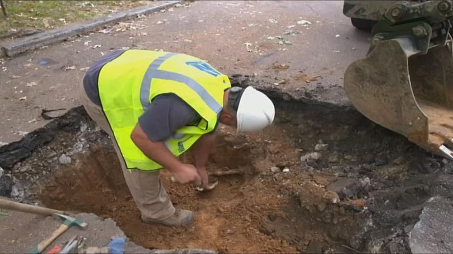 Louisville Water Company construction