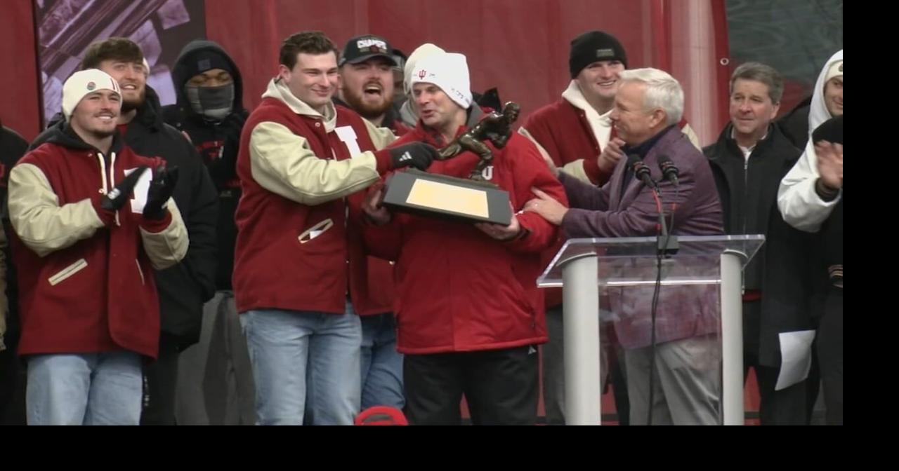 Indiana Football celebrates its astonishing championship run