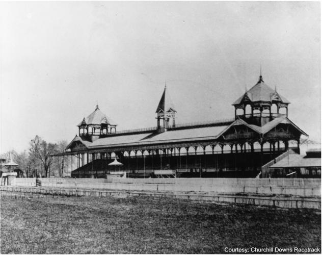 Original Churchill Downs grandstand