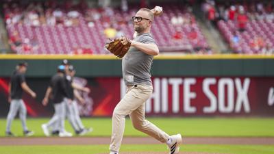 Pat Kelsey first pitch