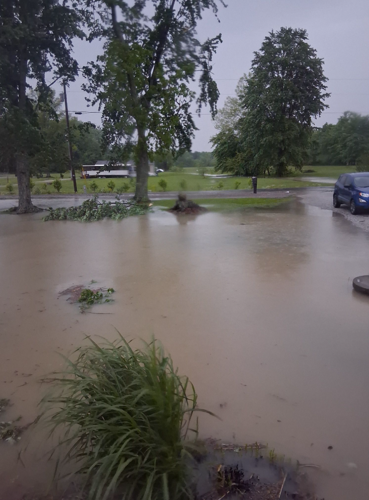 Flooding in Uniontown, Kentucky