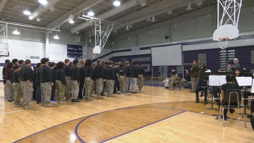 Southern High School JROTC students