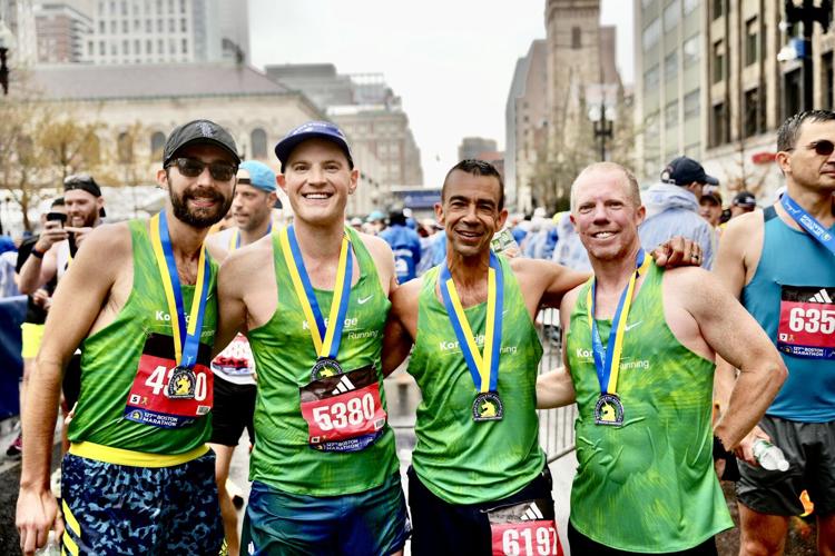 Mike Korfhage runs with his friends.jpg