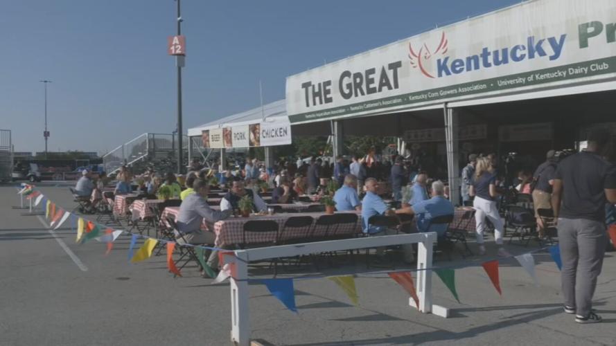 Kentucky Proud Tent at 2023 Kentucky State Fair