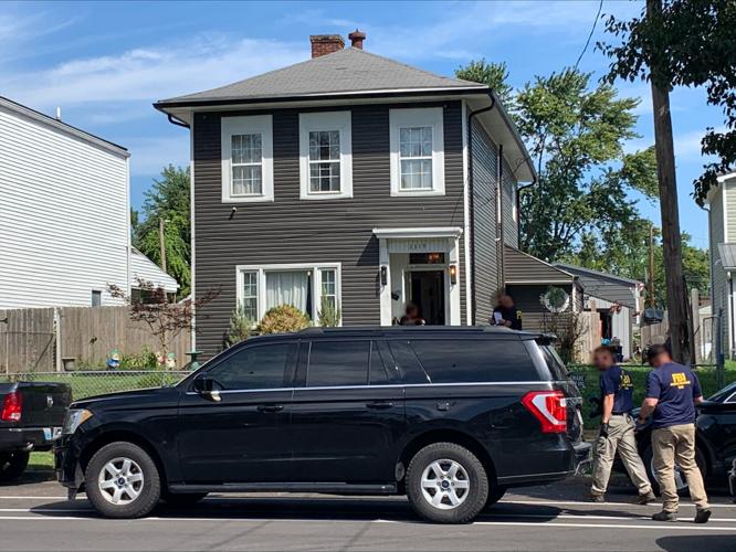 FBI representatives conduct investigation on Northwestern Parkway on Aug. 29, 2023