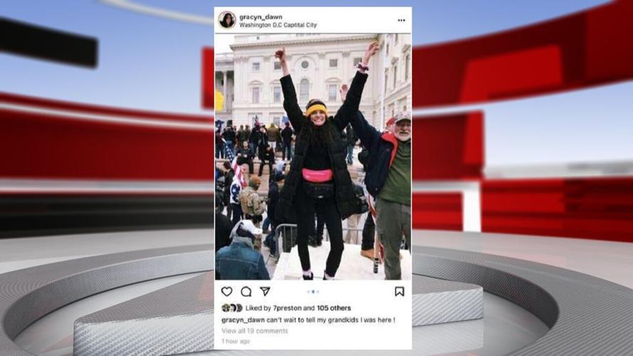 Gracyn Courtright-Instagram post at Capitol-FBI documents-SUMMARY.jpg