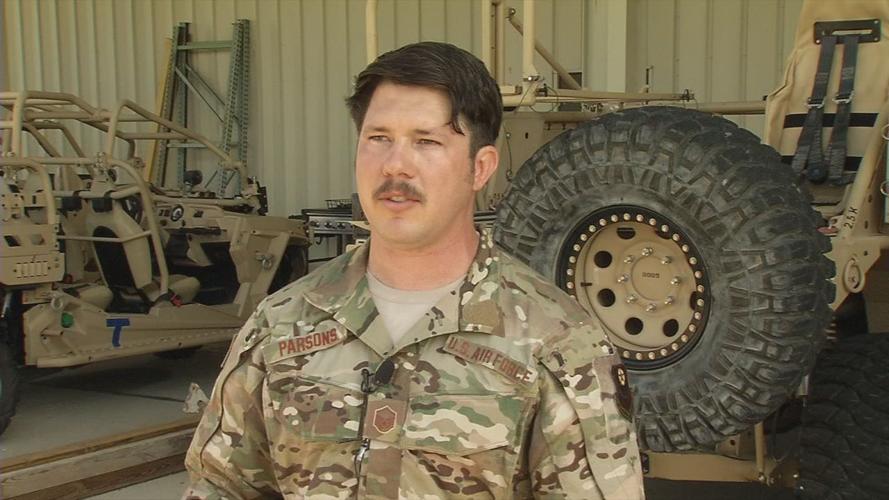 Master Sgt. Rudy Parsons of the Kentucky Air National Guard