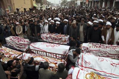Funeral for suicide bombing in Pakistan - AP FILE.jpeg