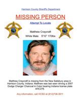 Harrison County Sheriff's Department locates missing Indiana man