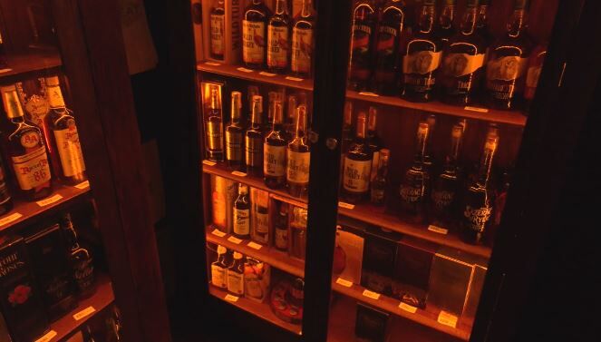 Neat Bourbon Bar's Bottle Shop